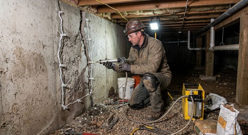 Basement Foundation Repair in Holtwood, PA