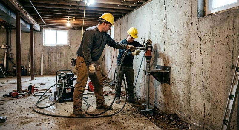 Basement Stabilization in Harford County, MD