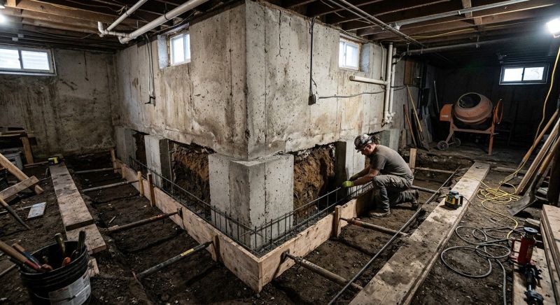 Basement Underpinning in Harford County, MD