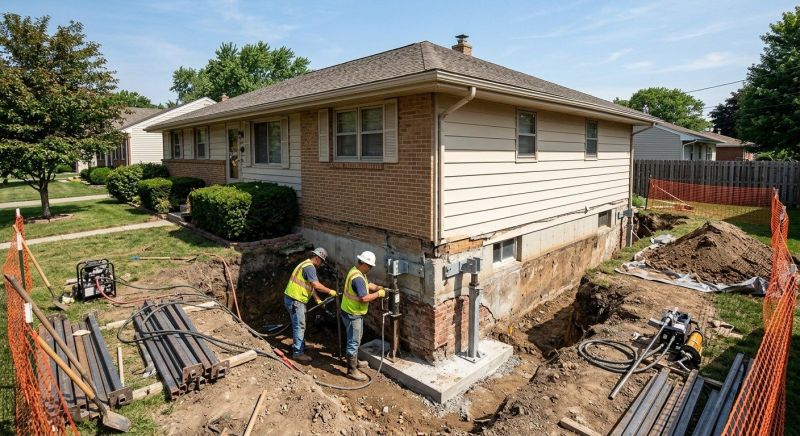 Building Foundation Repair in Owings Mills, MD