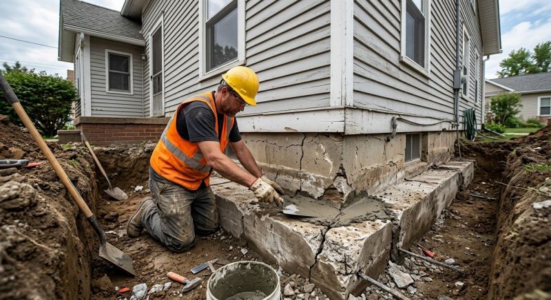 Building Foundation Repair in Towson, MD