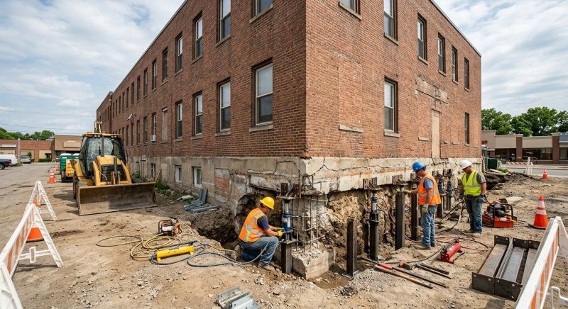 Commercial Foundation Repair in Harford County, MD