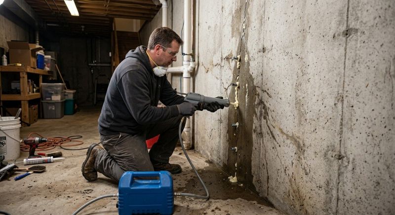 Cracked Foundation Repair in Fallston, MD