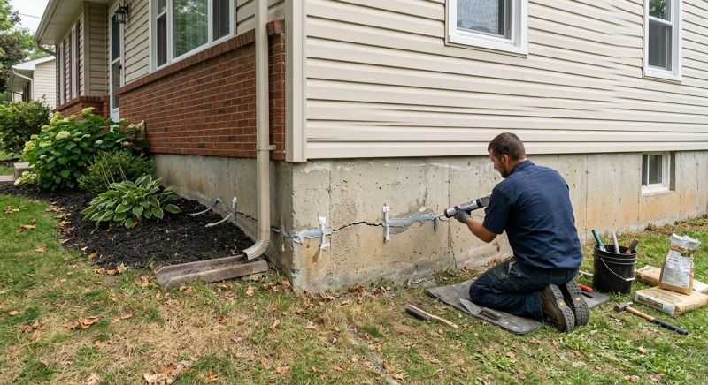Cracked Foundation Repair in Holtwood, PA