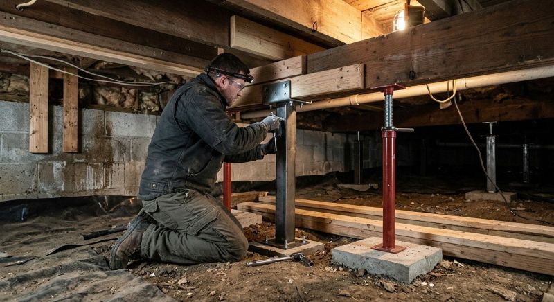 Crawlspace Structural Repair in Harford County, MD
