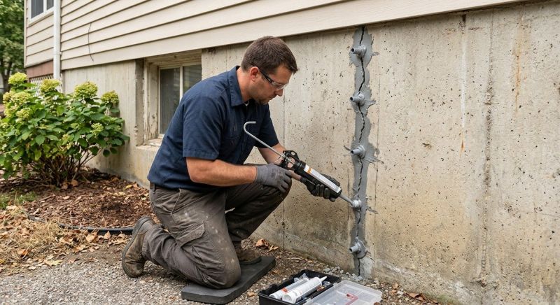 Foundation Crack Sealing in Harford County, MD