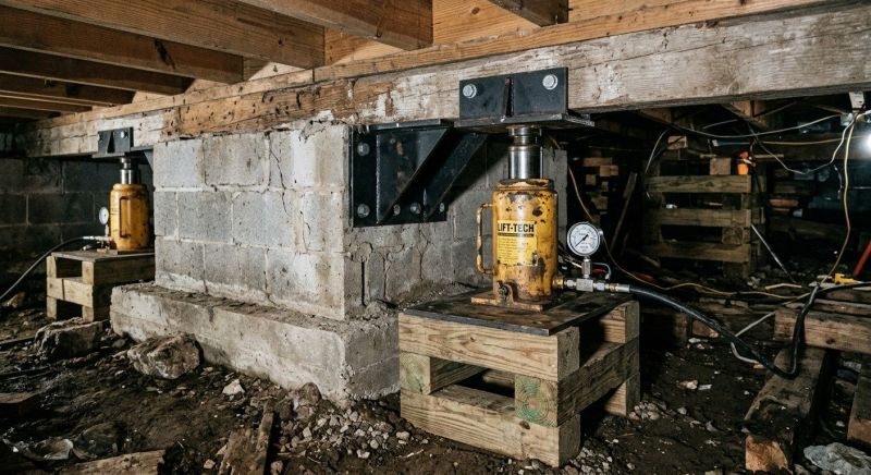 Foundation Jacking in Forest Hill, MD