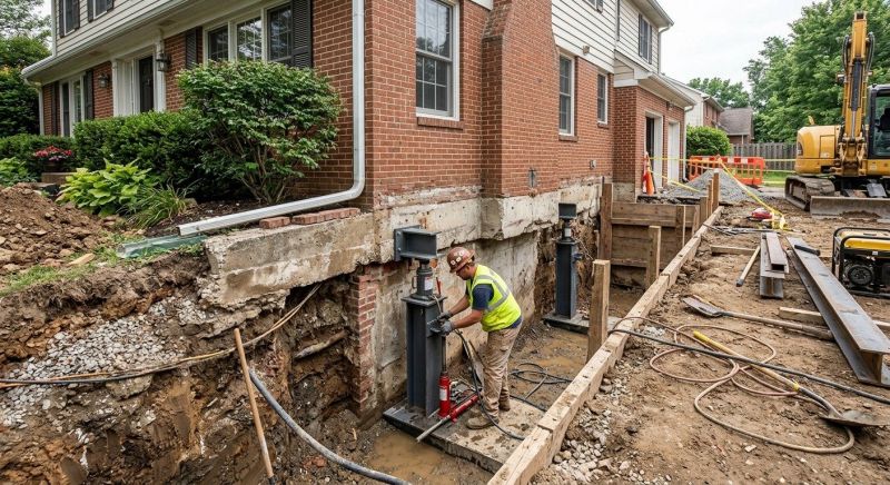 Foundation Repair in Forest Hill, MD