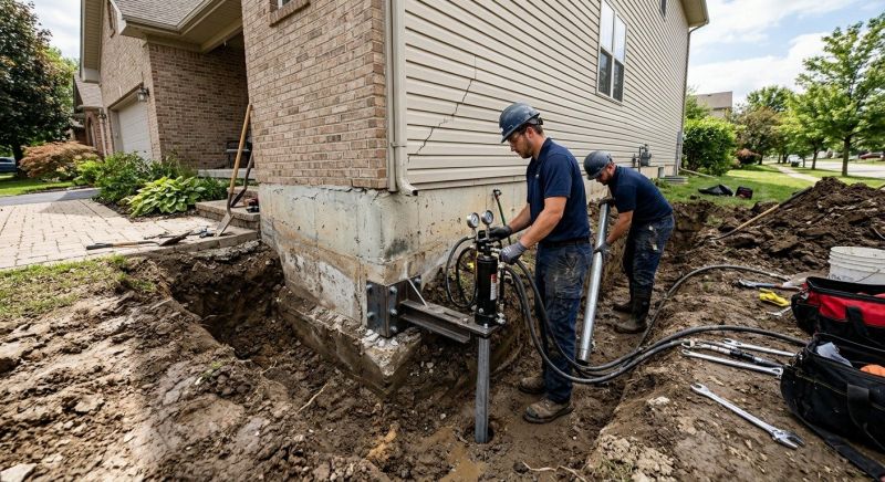 Foundation Settlement Repair in Harford County, MD