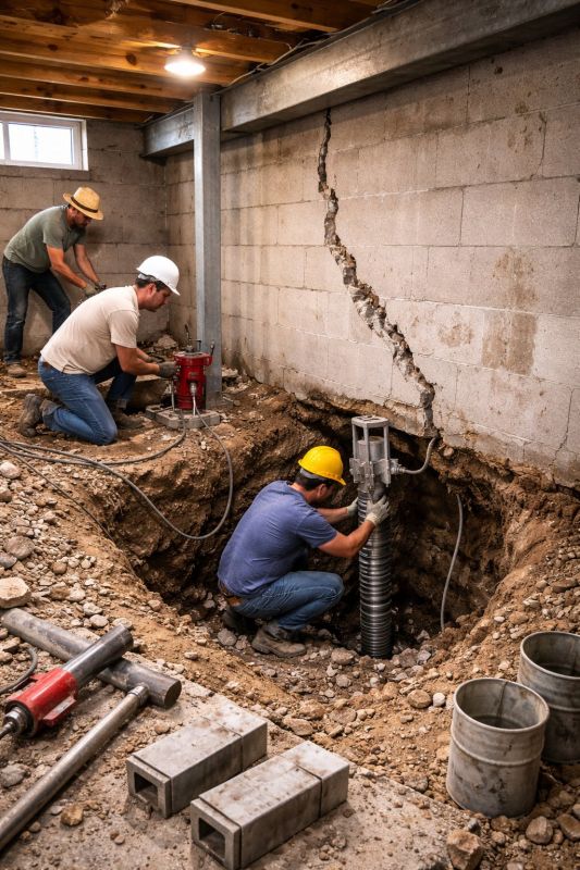 Foundation Structural Repair in Baltimore County, MD
