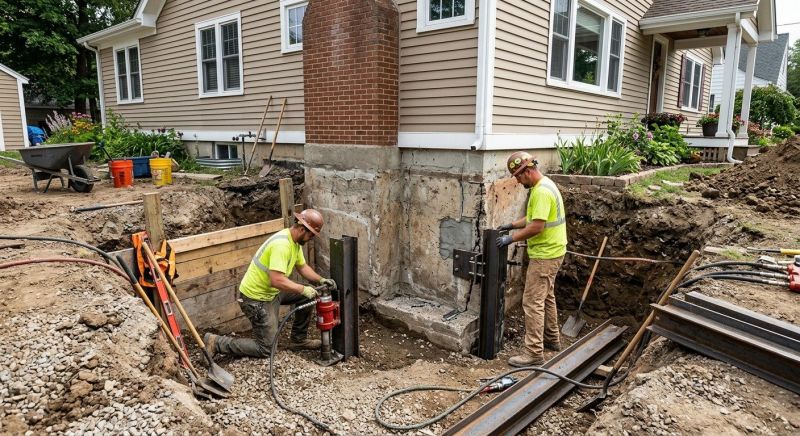 House Foundation Repair in Windsor Mill, MD
