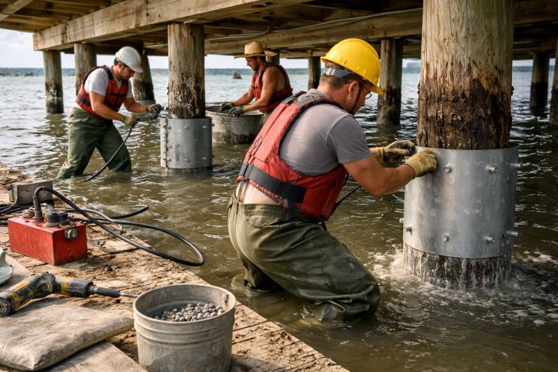 Piling Repair in Rising Sun, MD