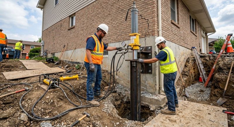 Settling Foundation Service in Brogue, PA